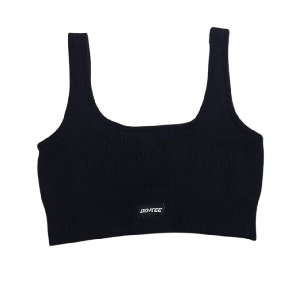 Bo+Tee Black Sports‎ Bra